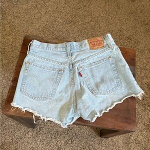 Levi's Light Blue Jean Shorts for Women